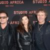 Bono et son épouse Ali arrivent à la soirée Diesel à Paris le 3 mars 2013