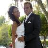Samia et Boher lors de leur mariage