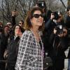 Caroline de Maigret au défilé Chanel à Paris le 5 mars 2013 au Grand Palais