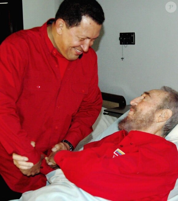 Fidel Castro et Hugo Chavez le 16 août 2006 à la Havane