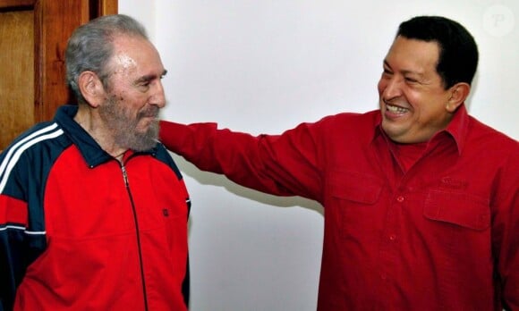 Fidel Castro et Hugo Chavez à la Havane le 29 janvier 2007