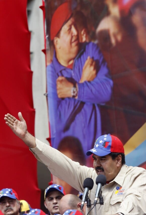 Nicolas Maduro le 27 février 2013 à Caracas