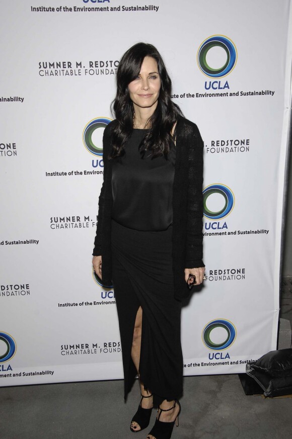Courteney Cox lors d'une soirée en faveur de l'environnement à Beverly Hills, le 5 mars 2013.