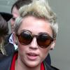 Miley Cyrus devant son hôtel a New York, le 13 février 2012.