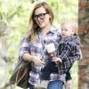 Hilary Duff va chercher son fils à la crèche à Beverly Hills à Los Angeles. Le 7 mars 2013.