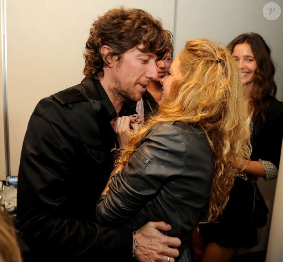 Paulina Rubio et Nicolas Vallejo-Nágerá au concert de Jennifer Lopez à Miami, le 30 janvier 2010.