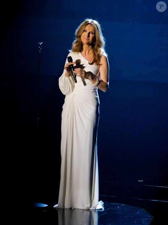 La très belle Céline Dion en concert à Las Vegas, le 15 mars 2011.