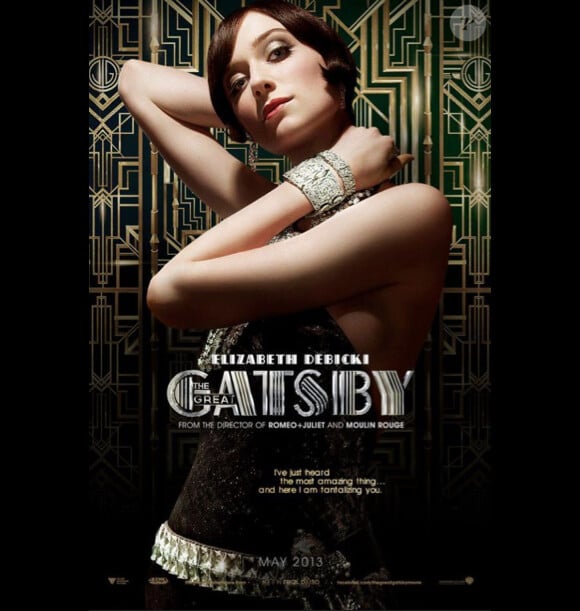 Affiche du film Gatsby le Magnifique de Baz Luhrmannavec Elizabeth Debicki