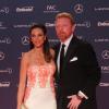 Boris Becker et son épouse Lilly Kerssenberg lors de la soirée des Laureus Awards à Rio de Janeiro le 11 mars 2013