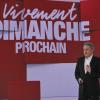 Michel Drucker lors de l'enregistrement de Vivement Dimanche le 13 mars 2013, émission diffusée le 17 mars 2013 sur France 2