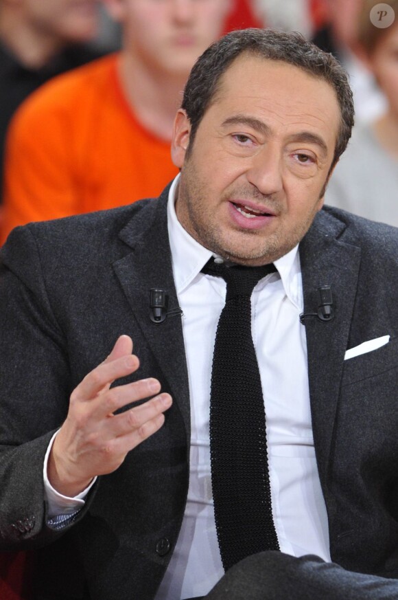 Patrick Timsit lors de l'enregistrement de Vivement Dimanche le 13 mars 2013, émission diffusée le 17 mars 2013 sur France 2
