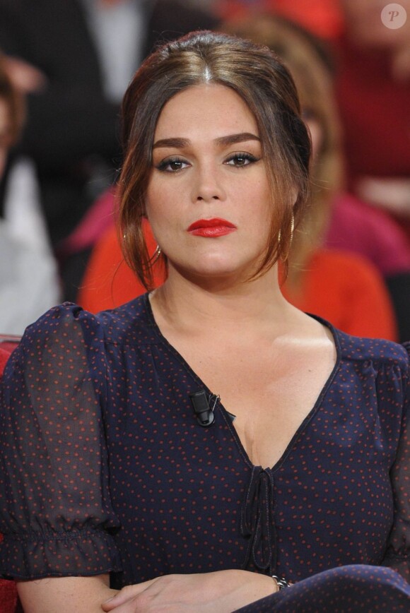 Lola Dewaere lors de l'enregistrement de Vivement Dimanche le 13 mars 2013, émission diffusée le 17 mars 2013 sur France 2