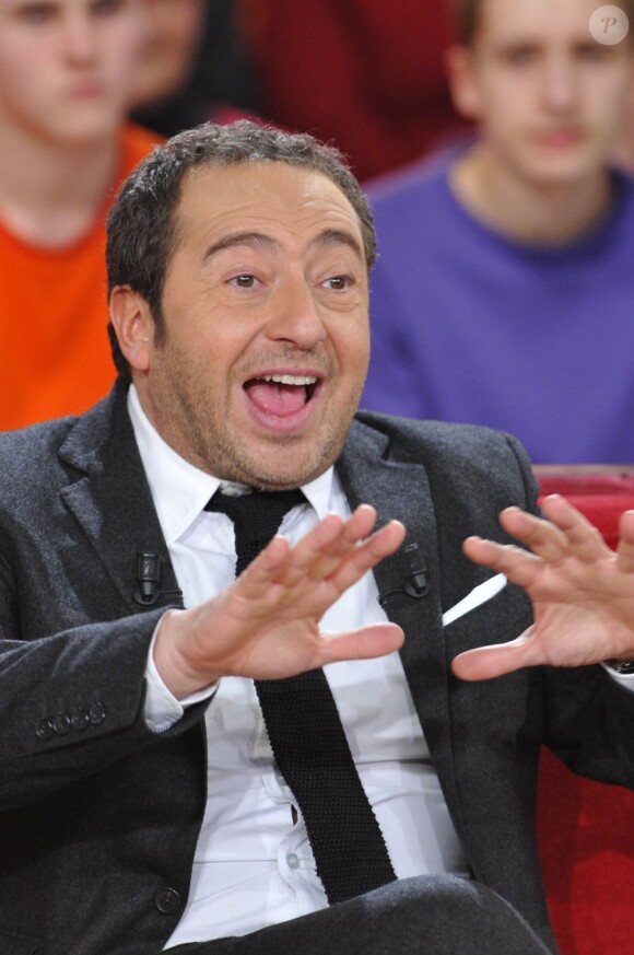 Patrick Timsit lors de l'enregistrement de Vivement Dimanche le 13 mars 2013, émission diffusée le 17 mars 2013 sur France 2
