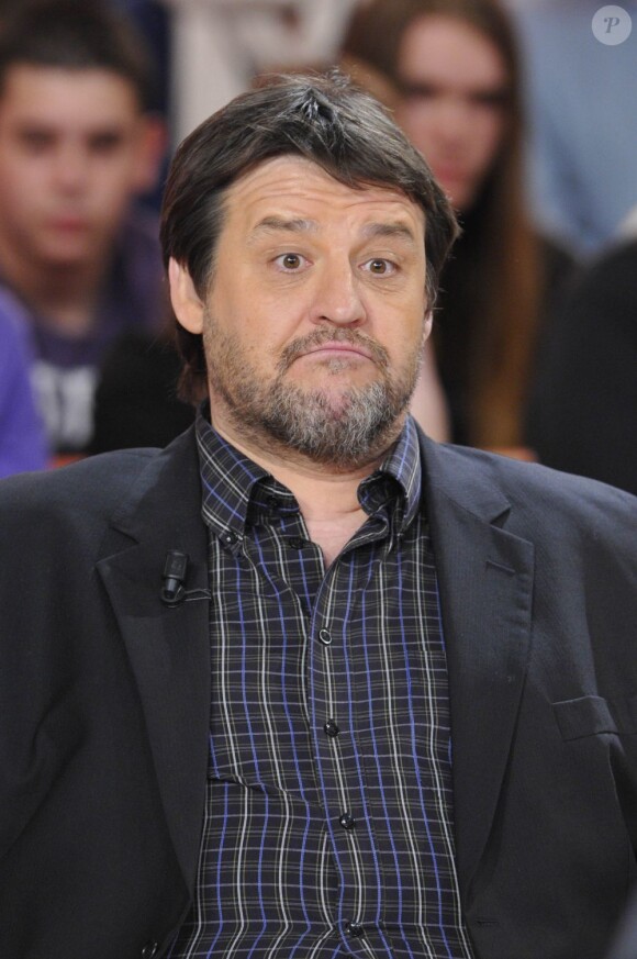 Guy Lecluyse lors de l'enregistrement de Vivement Dimanche le 13 mars 2013, émission diffusée le 17 mars 2013 sur France 2