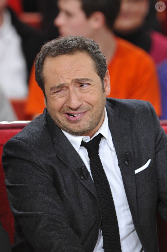 Patrick Timsit lors de l'enregistrement de Vivement Dimanche le 13 mars 2013, émission diffusée le 17 mars 2013 sur France 2