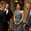 Le prince Frederik et la princesse Mary de Danemark ont participé à un dîner officiel organisé en leur honneur au Club de la Union à Santiago au Chili. Le 13 mars 2012.