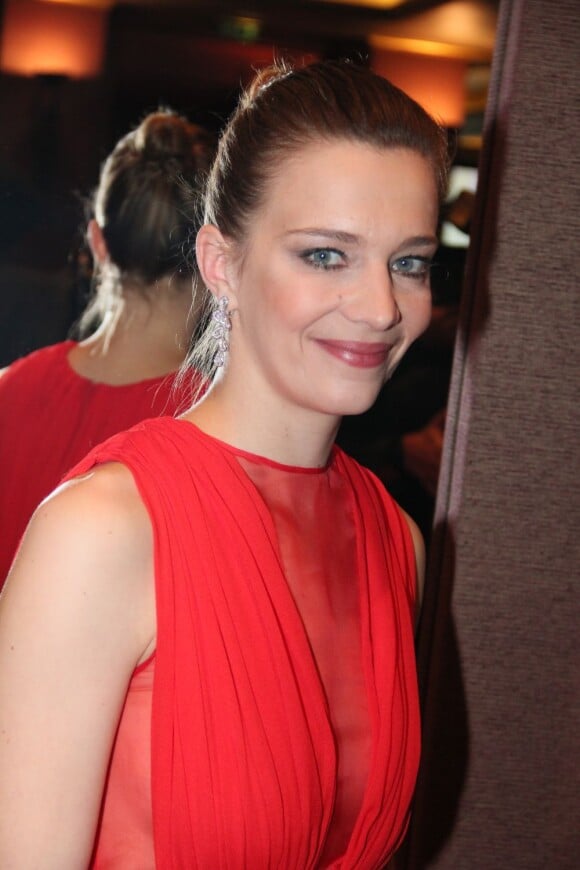 Céline Sallette (lauréate du prix Romy Schneider 2013) lors de la remise des prix à l'hôtel Hyatt, Paris, le 11 mars 2013.