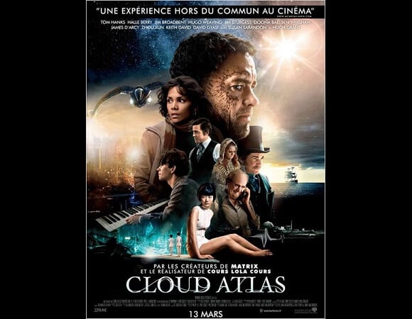 Affiche officielle du film Cloud Atlas.