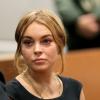 L'actrice Lindsay Lohan et son avocat Mark Heller au tribunal de Los Angeles, le 30 janvier 2013. Le procès a été repoussé au 18 mars 2013.