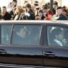 Le prince Carl Philip, La princesse Madeleine et son fiancé Christopher O'Neill lors des obsèques de la princesse Lilian de Suède le 16 mars 2013 à Stockholm