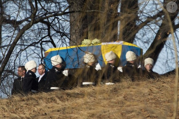 Funérailles de la princesse Lilian de Suède, le 16 mars 2013 à Stockholm au cimetiere du parc Haga