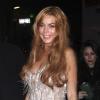 Lindsay Lohan pose au Gala Amfar à New York, 6 février 2013.