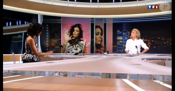 Jenifer invitée du 20h de TF1 le dimanche 17 mars 2013