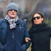 La jolie Rosario Dawson et Danny Boyle se promènent à New York, le 17 janvier 2013.