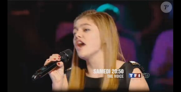 Louane dans The Voice 2, les battles, samedi 23 mars 2013 sur TF1