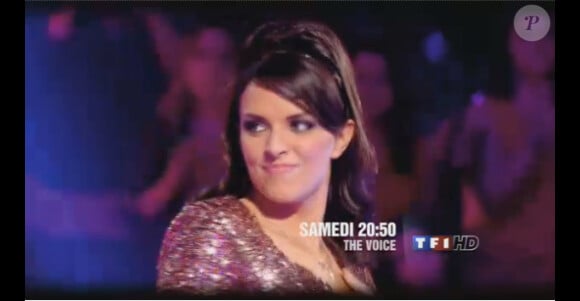 Ludivine Aubourg dans The Voice 2, les battles, samedi 23 mars 2013 sur TF1