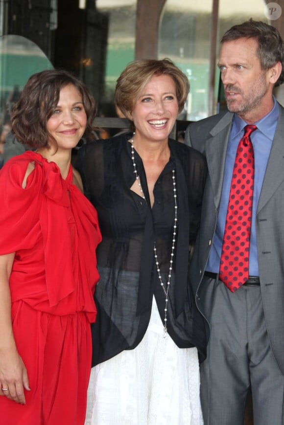 Hugh Laurie et Emma Thompson en août 2010 à Los Angeles