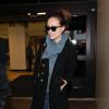 Olivia Wilde arrive de New York à l'aéroport de Los Angeles, le 24 mars 2013.