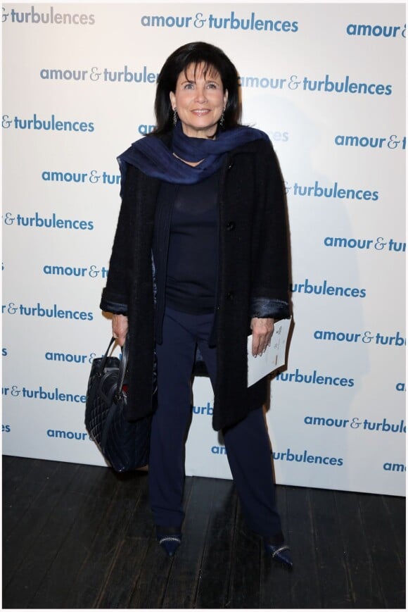 Anne Sinclair à Paris, le 18 mars 2013.
