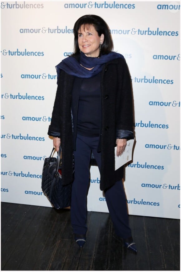 Anne Sinclair à Paris, le 18 mars 2013.