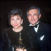 Anne Sinclair et Dominique Strauss-Kahn à Paris, le 18 novembre 1990.
