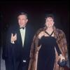 Anne Sinclair et Dominique Strauss-Kahn à Paris, le 27 novembre 1991.