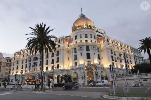 Le Negresco à Nice, le 8 janvier 2013.
