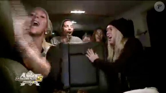 Les Anges dans la voiture dans les Anges de la télé-réalité 5, jeudi 28 mars 2013 sur NRJ12