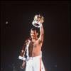 Freddie Mercury en concert le 16 juillet 1986.