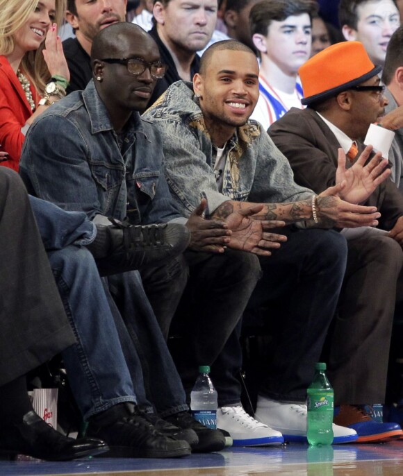 Chris Brown au Madison Square Garden de New York le 31 mars 2013