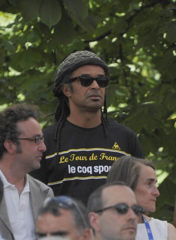 Yannick Noah à Paris le 22 juillet 2012. 