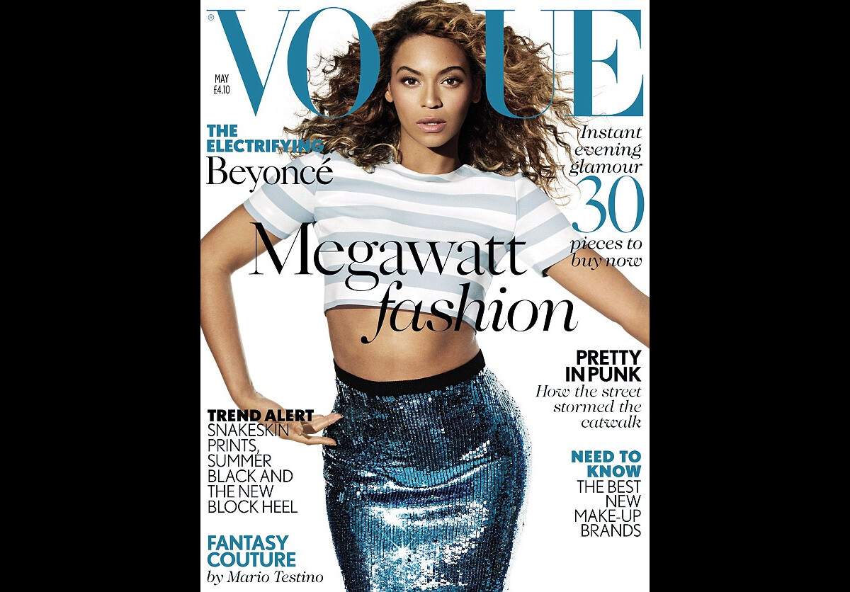 Photo : Beyoncé fait la couverture du magazine Vogue, dans l'issue ...