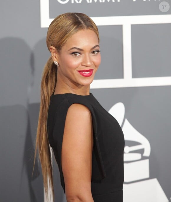 Beyoncé à la 55e cérémonie des Grammy Awards à Los Angeles, le 10 février 2013.