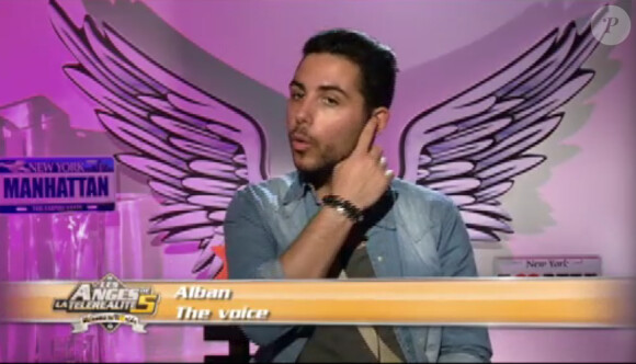 Alban dans Les Anges de la télé-réalité 5 sur NRJ 12 le mercredi 3 avril 2013