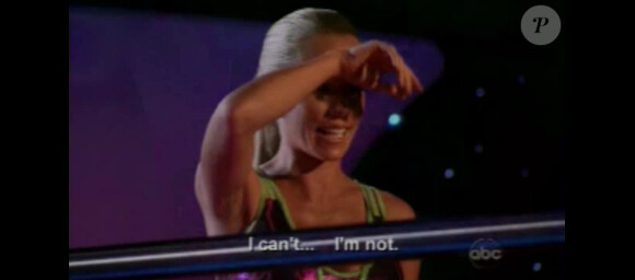 Kendra Wilkinson, totalement flippée dans Splash, le 2 avril 2013