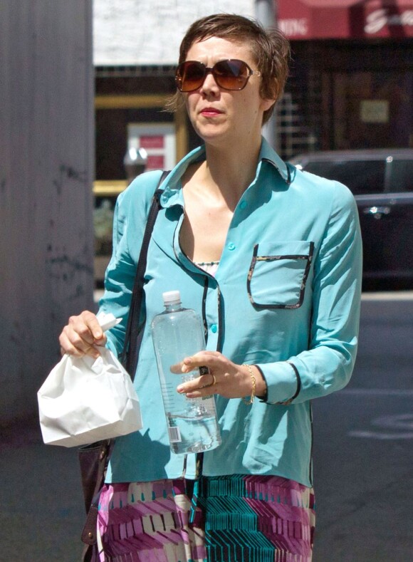 Exclusif - Maggie Gyllenhaal se rend chez le médecin à Beverly Hills, le 2 avril 2013.