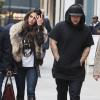 Rob Kardashian, sa nouvelle petite amie Naza Jafarian et sa mère Kris Jenner à Londres, le 4 avril 2013.
