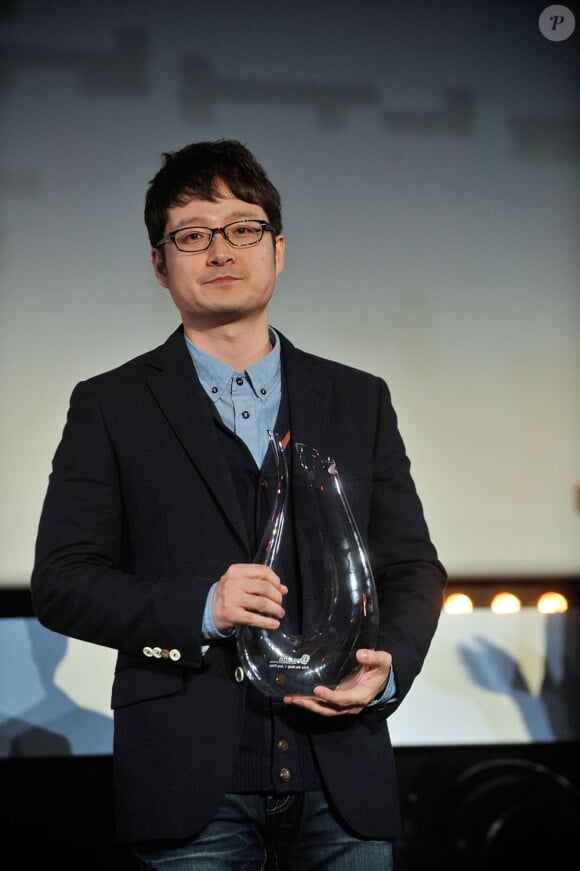 Park Hoon-Jung réalisateur du film New World pendant la cérémonie de clôture du 5e Festival International du Film Policier à Beaune le 7 avril 2013.