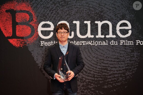Park Hoon-Jung à la cérémonie de clôture du 5e Festival International du Film Policier à Beaune le 7 avril 2013.