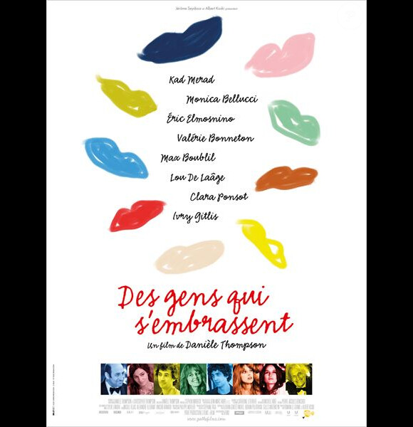 Affiche officielle du film Des gens qui s'embrassent.